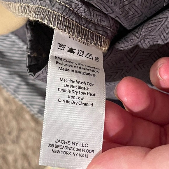 Jachs New York NWT Stretch Twill palm tree print khaki shorts - Picture 8 of 14